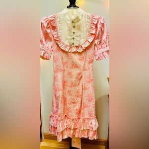 Bodyline Sweet Lolita Pink Floral OP Dress 2L Harajuku J-Fashion Kawaii 2011 New